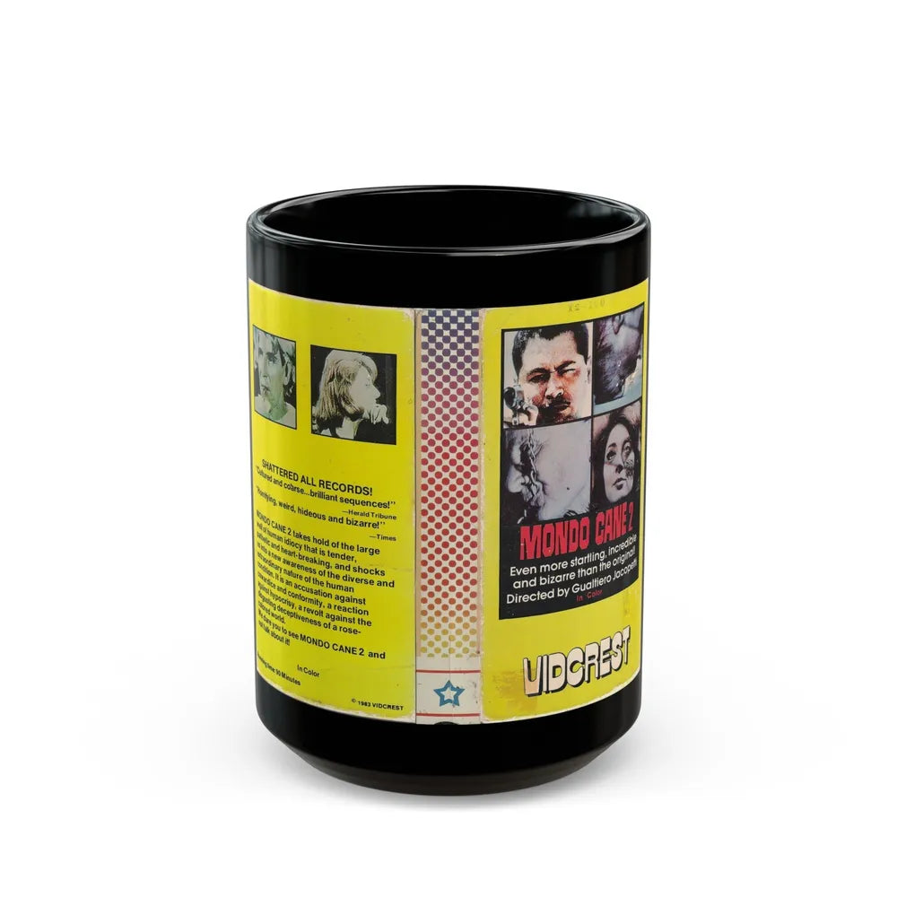 MONDO CANE 2 (VHS COVER) - Black Coffee Mug-15oz-Go Mug Yourself