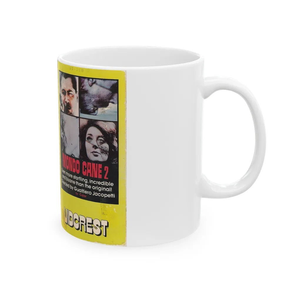 MONDO CANE 2 (VHS COVER) - White Coffee Mug-Go Mug Yourself