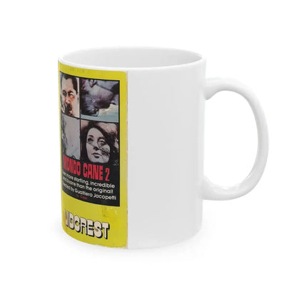 MONDO CANE 2 (VHS COVER) - White Coffee Mug - Go Mug Yourself