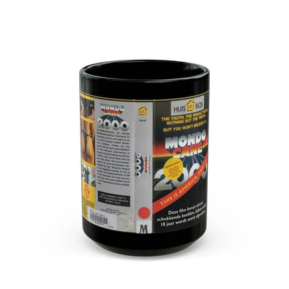 MONDO CANE 2000 THIS IS AMERICA PART 3 (VHS COVER) - Black Coffee Mug 15oz - Go Mug Yourself