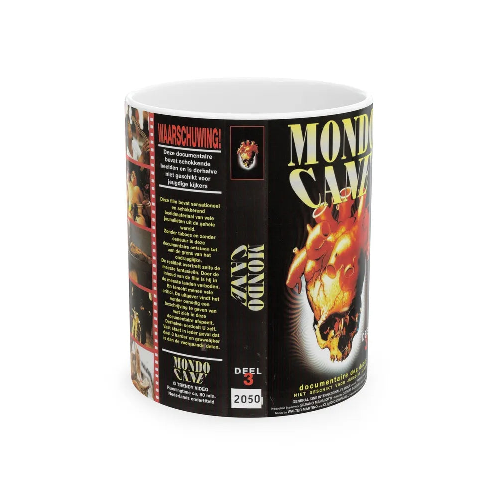 MONDO CANE 3 (VHS COVER) - White Coffee Mug-11oz-Go Mug Yourself