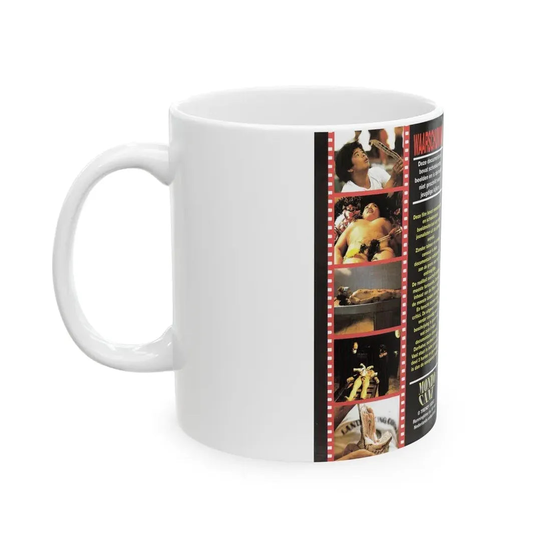 MONDO CANE 3 (VHS COVER) - White Coffee Mug - Go Mug Yourself