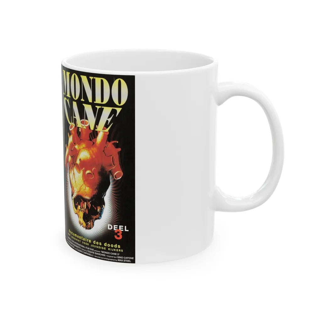 MONDO CANE 3 (VHS COVER) - White Coffee Mug-Go Mug Yourself