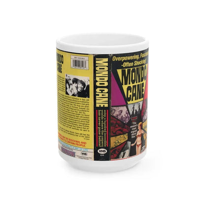 Mondo Cane (VHS COVER) - White Coffee Mug 15oz - Go Mug Yourself