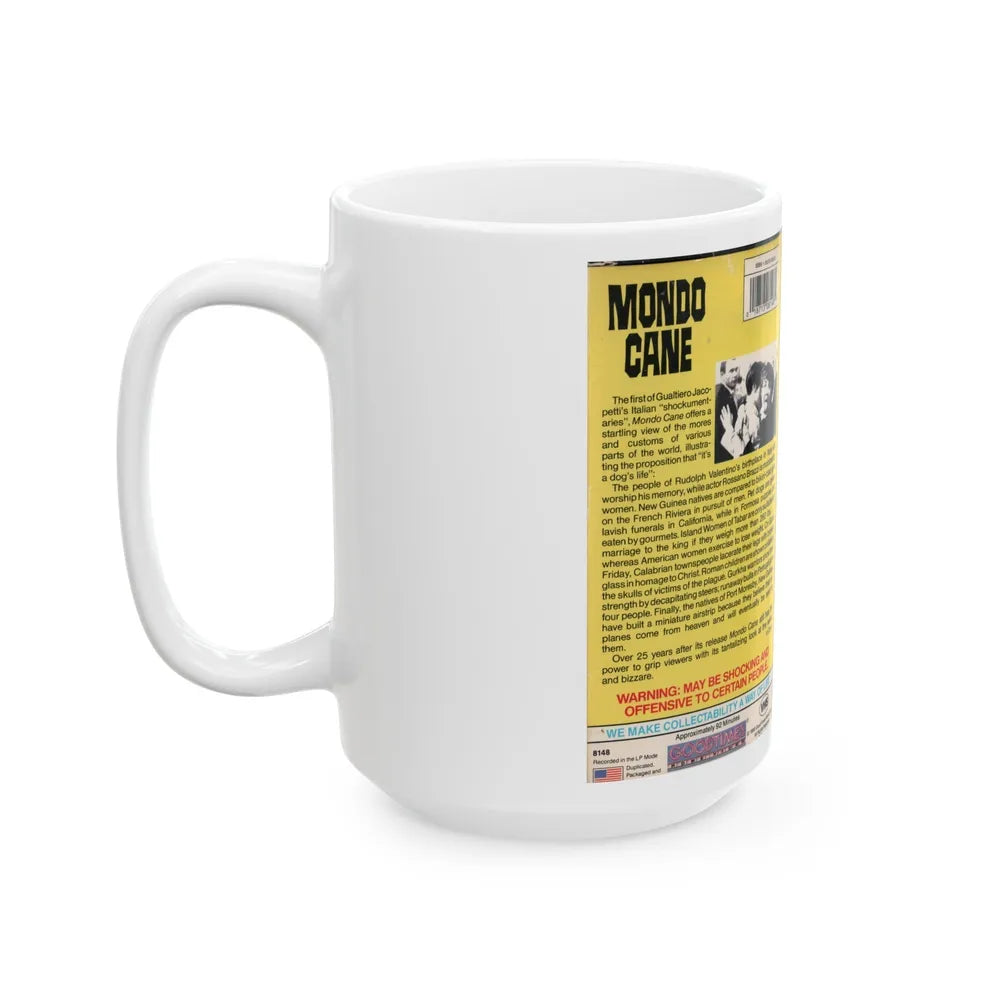 Mondo Cane (VHS COVER) - White Coffee Mug-Go Mug Yourself