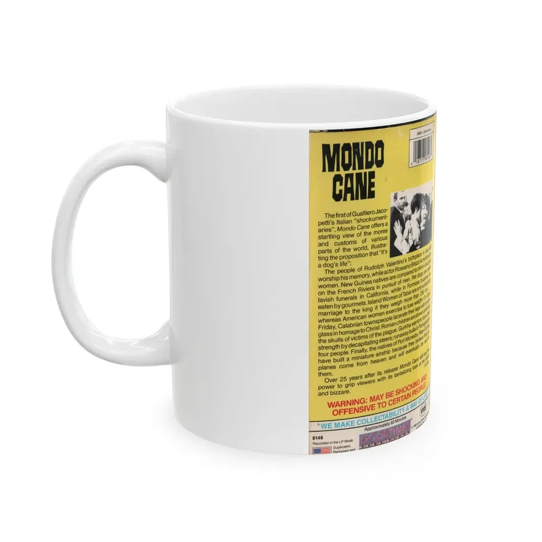 Mondo Cane (VHS COVER) - White Coffee Mug - Go Mug Yourself