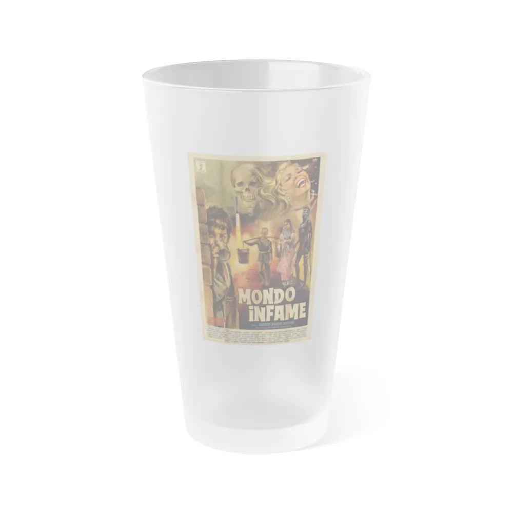 MONDO INFAME 1963 Movie Poster - Frosted Pint Glass 16oz-16oz-Frosted-Go Mug Yourself