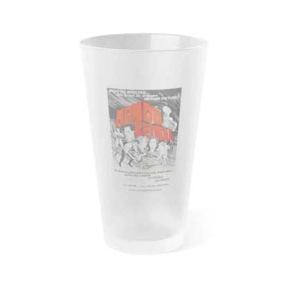 MONDO KEYHOLE 1966 Movie Poster - Frosted Pint Glass 16oz 16oz Frosted - Go Mug Yourself