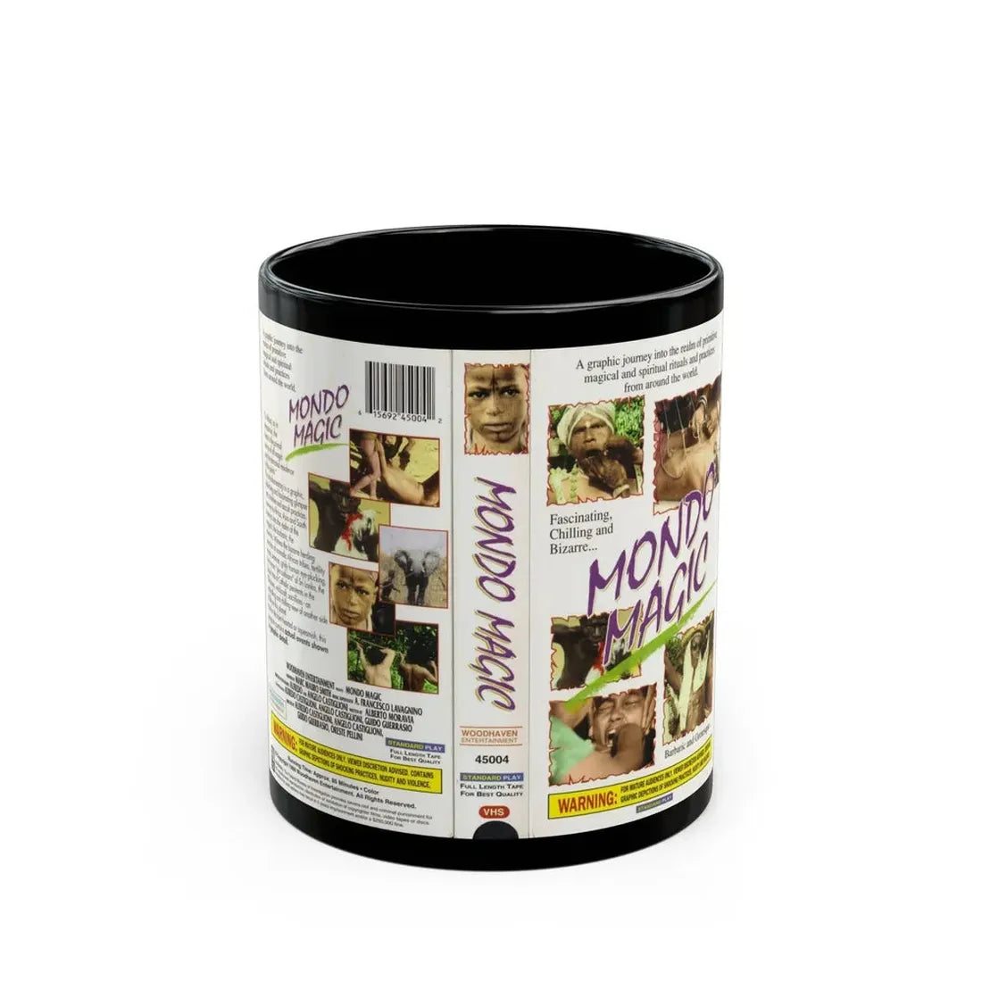 MONDO MAGIC (VHS COVER) - Black Coffee Mug 11oz - Go Mug Yourself