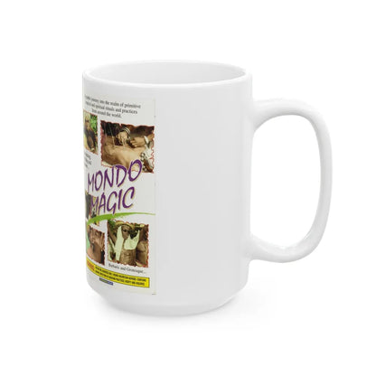 MONDO MAGIC (VHS COVER) - White Coffee Mug-Go Mug Yourself