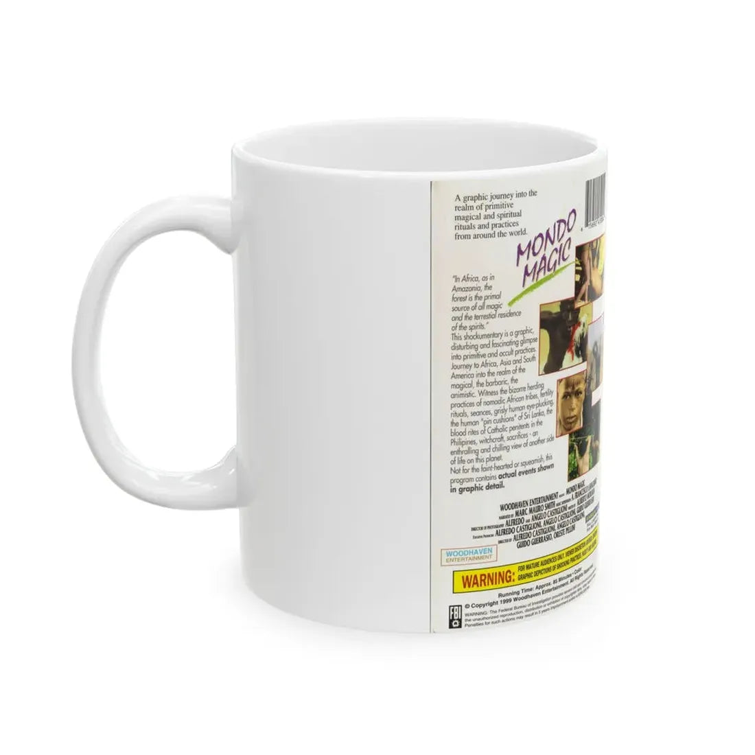 MONDO MAGIC (VHS COVER) - White Coffee Mug - Go Mug Yourself