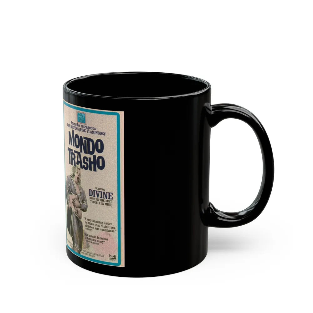 MONDO TRASHO (VHS COVER) - Black Coffee Mug-Go Mug Yourself