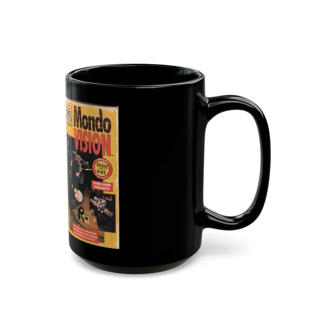 MONDO VISION (VHS COVER) - Black Coffee Mug-Go Mug Yourself