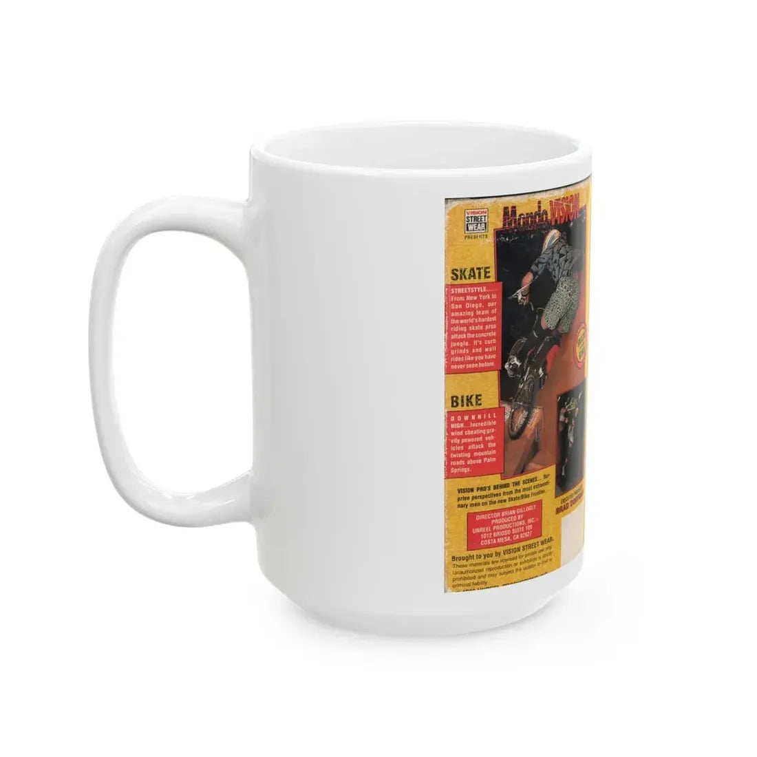 MONDO VISION (VHS COVER) - White Coffee Mug - Go Mug Yourself