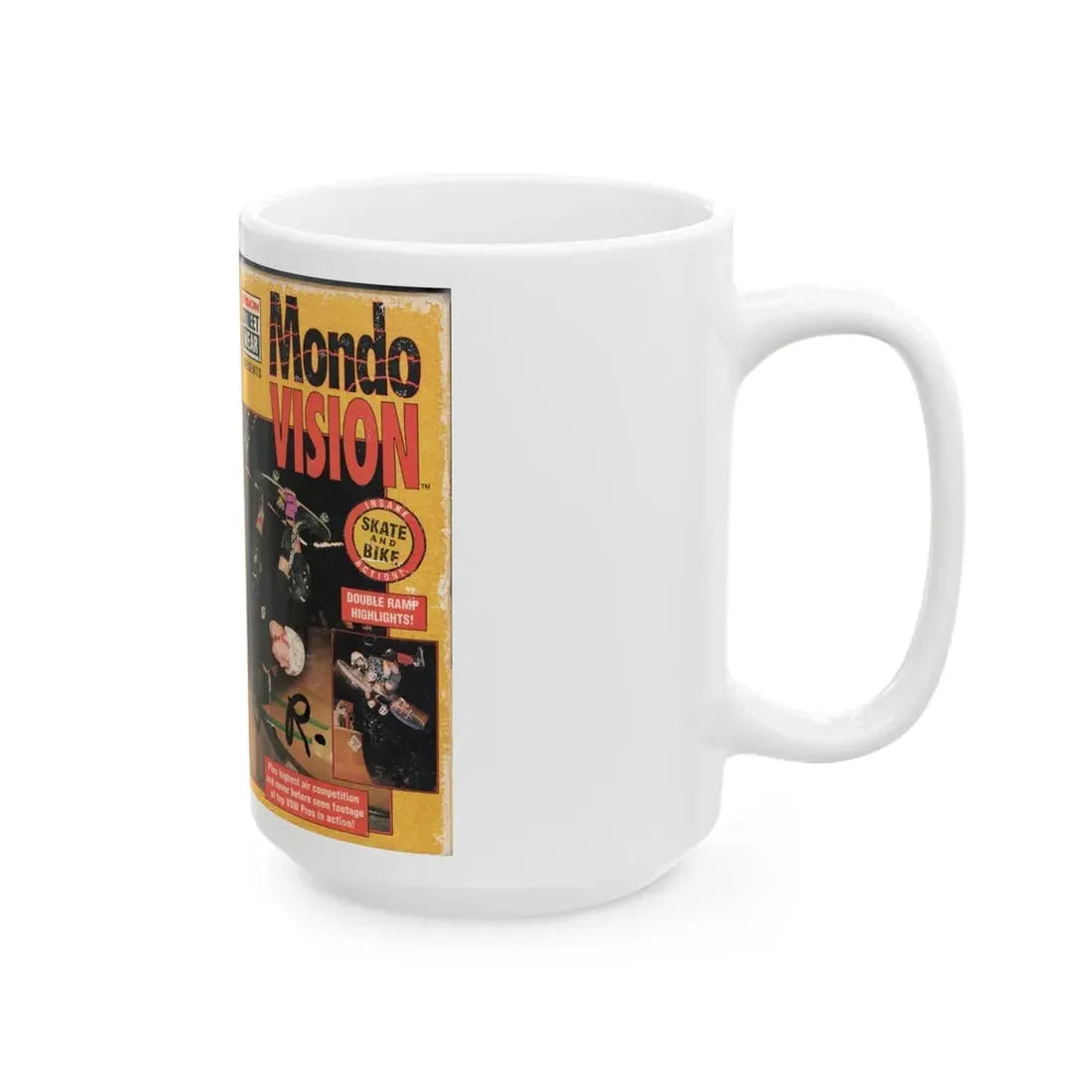 MONDO VISION (VHS COVER) - White Coffee Mug - Go Mug Yourself