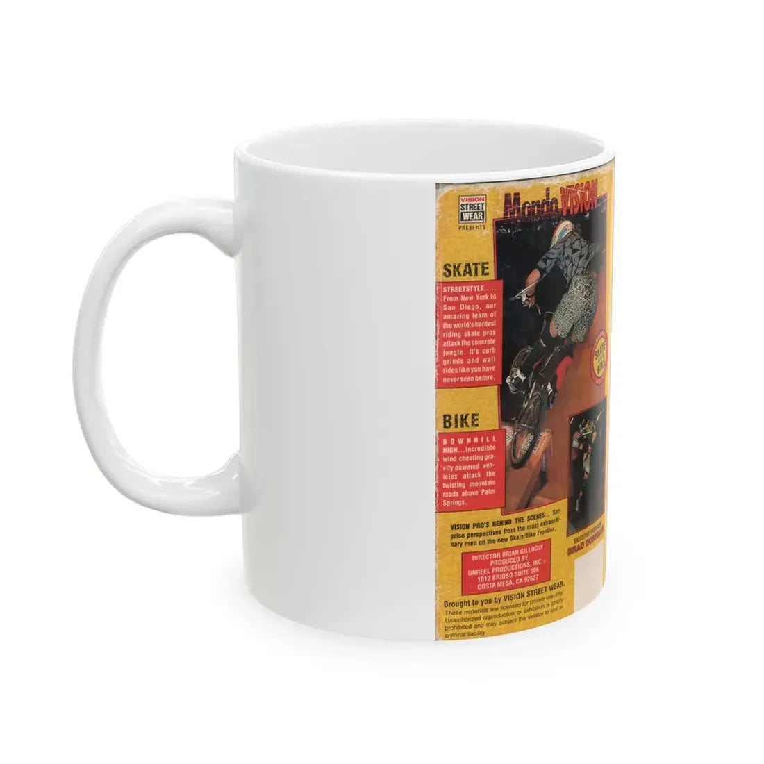 MONDO VISION (VHS COVER) - White Coffee Mug - Go Mug Yourself