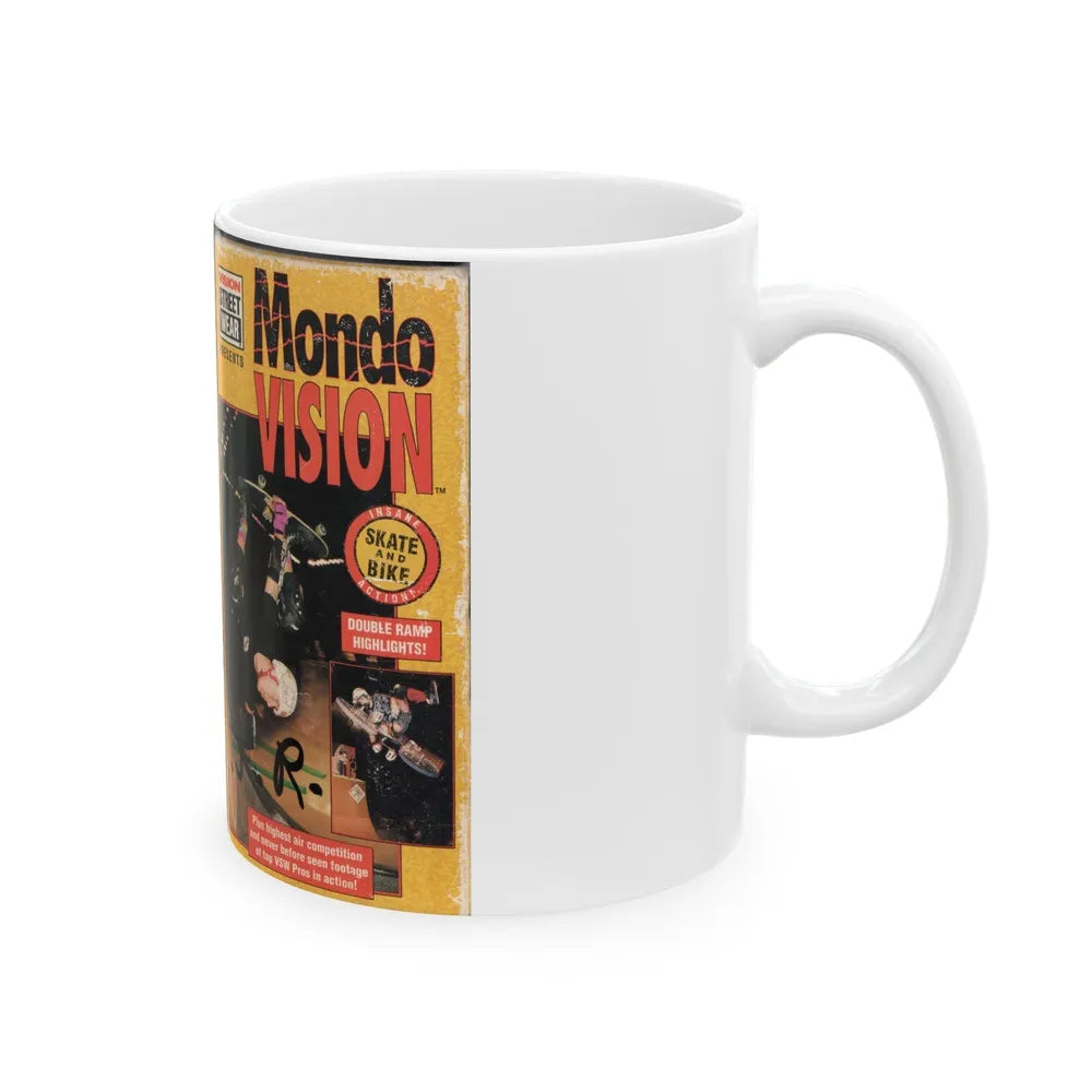 MONDO VISION (VHS COVER) - White Coffee Mug-Go Mug Yourself