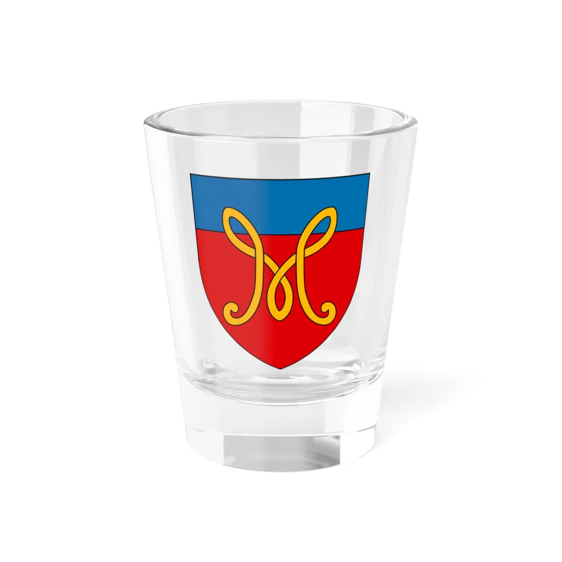 Mondovi Coat of Arms French Algeria (Algeria) (Coat of Arms) Shot Glass 1.5oz 1.5oz - Go Mug Yourself