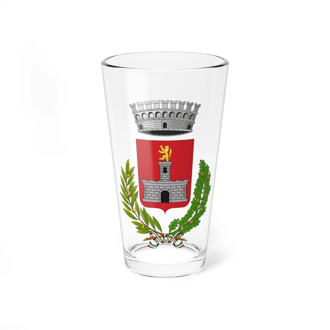 Moneglia-Stemma (Italy) (Coat of Arms) Pint Glass 16oz 16oz - Go Mug Yourself