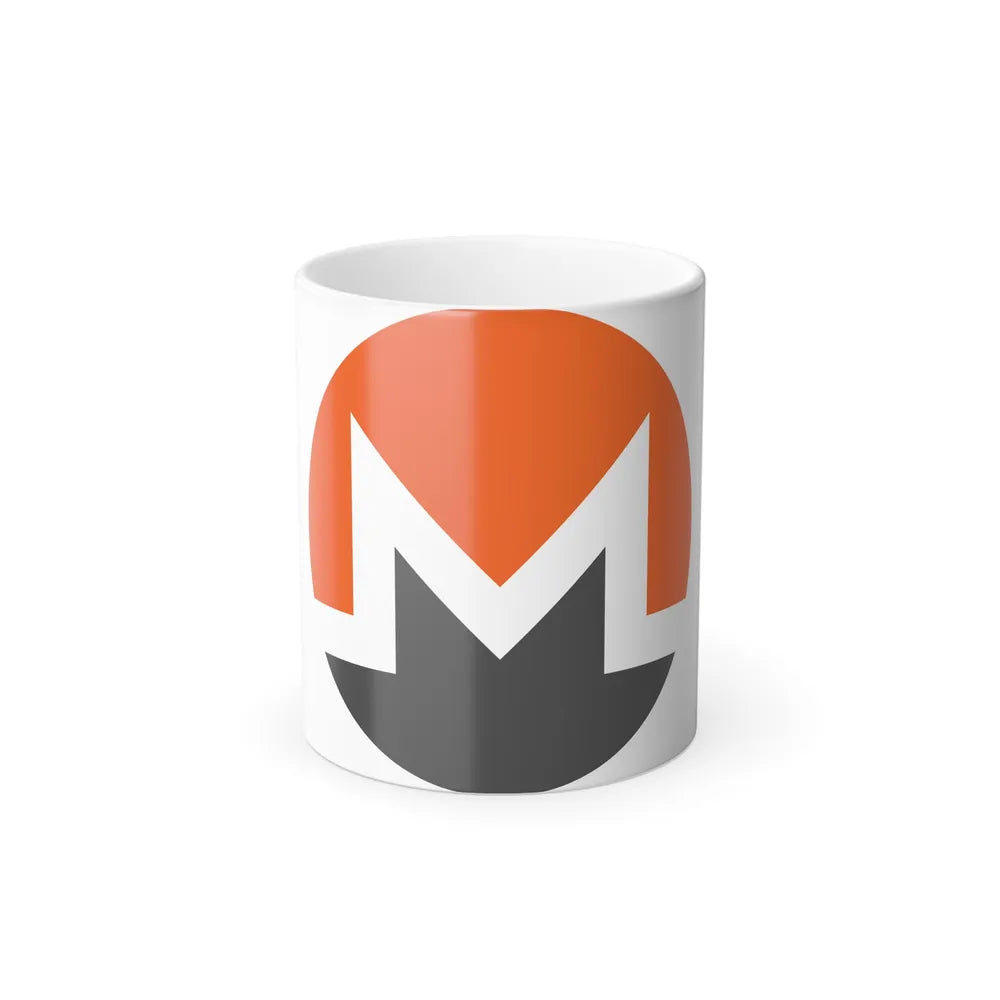 MONERO XMR (Cryptocurrency) Color Changing Mug 11oz-11oz-Go Mug Yourself