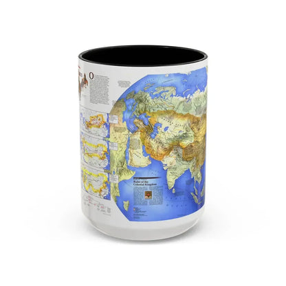 Mongol Khans and Their Legacy (1996) (Map) Accent Coffee Mug 15oz Black - Go Mug Yourself