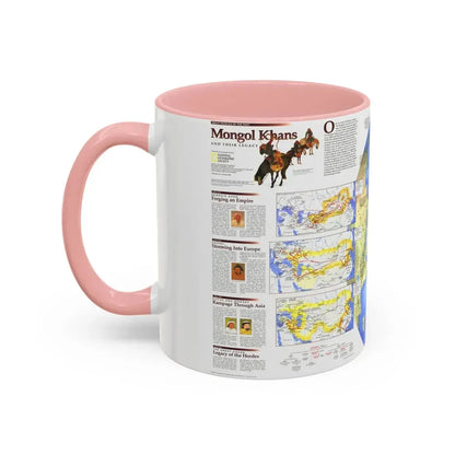 Mongol Khans and Their Legacy (1996) (Map) Accent Coffee Mug - Go Mug Yourself