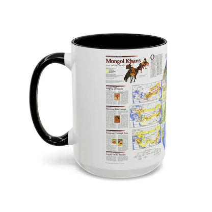 Mongol Khans and Their Legacy (1996) (Map) Accent Coffee Mug - Go Mug Yourself