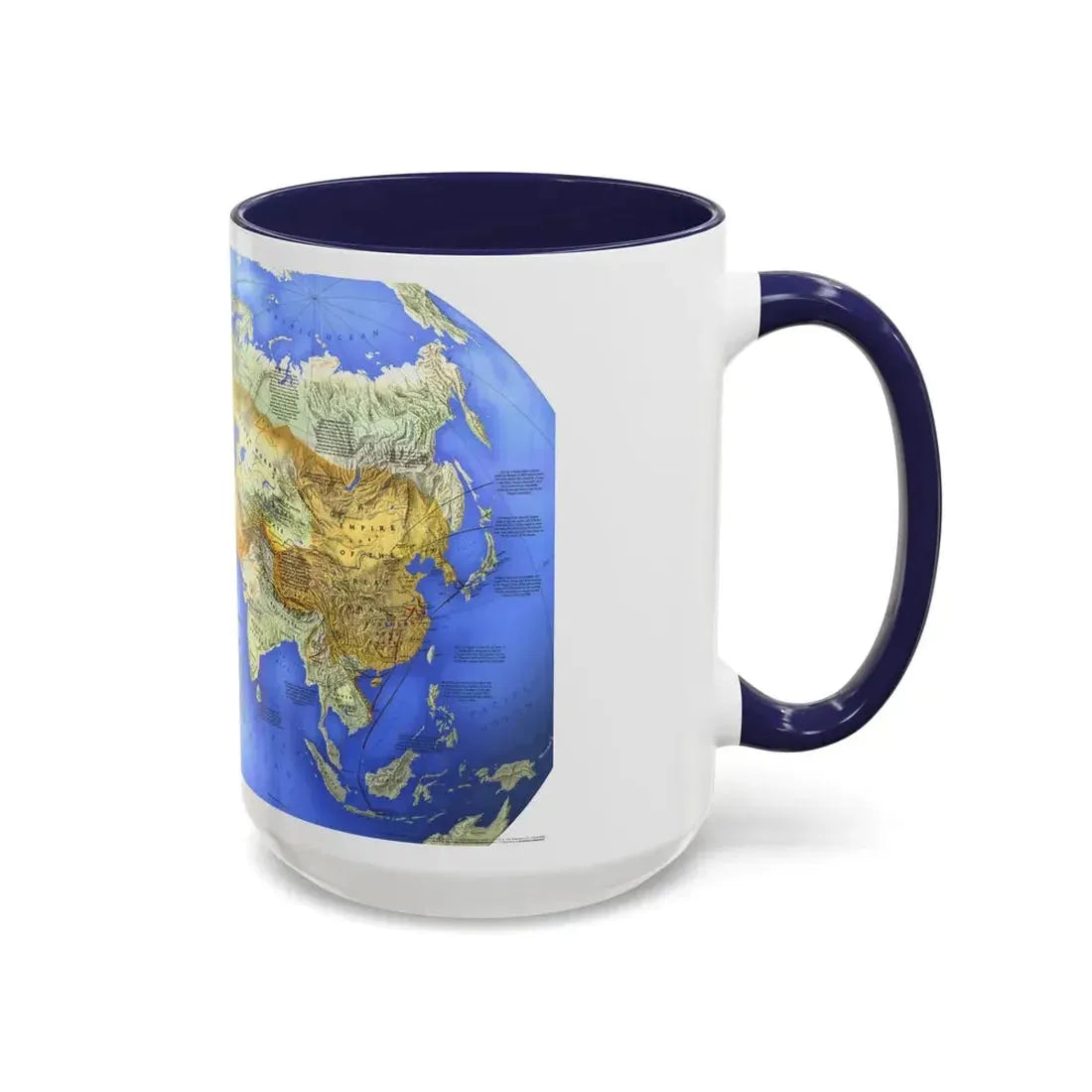 Mongol Khans and Their Legacy (1996) (Map) Accent Coffee Mug - Go Mug Yourself