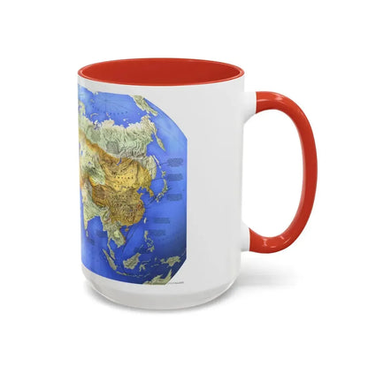 Mongol Khans and Their Legacy (1996) (Map) Accent Coffee Mug - Go Mug Yourself