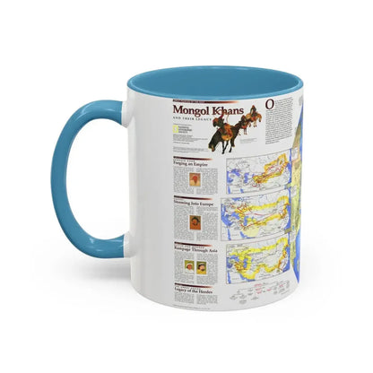 Mongol Khans and Their Legacy (1996) (Map) Accent Coffee Mug - Go Mug Yourself