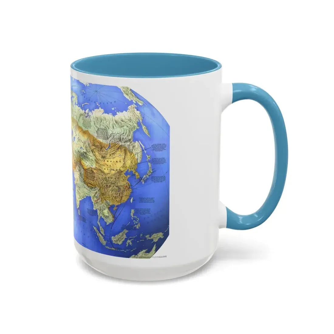 Mongol Khans and Their Legacy (1996) (Map) Accent Coffee Mug - Go Mug Yourself