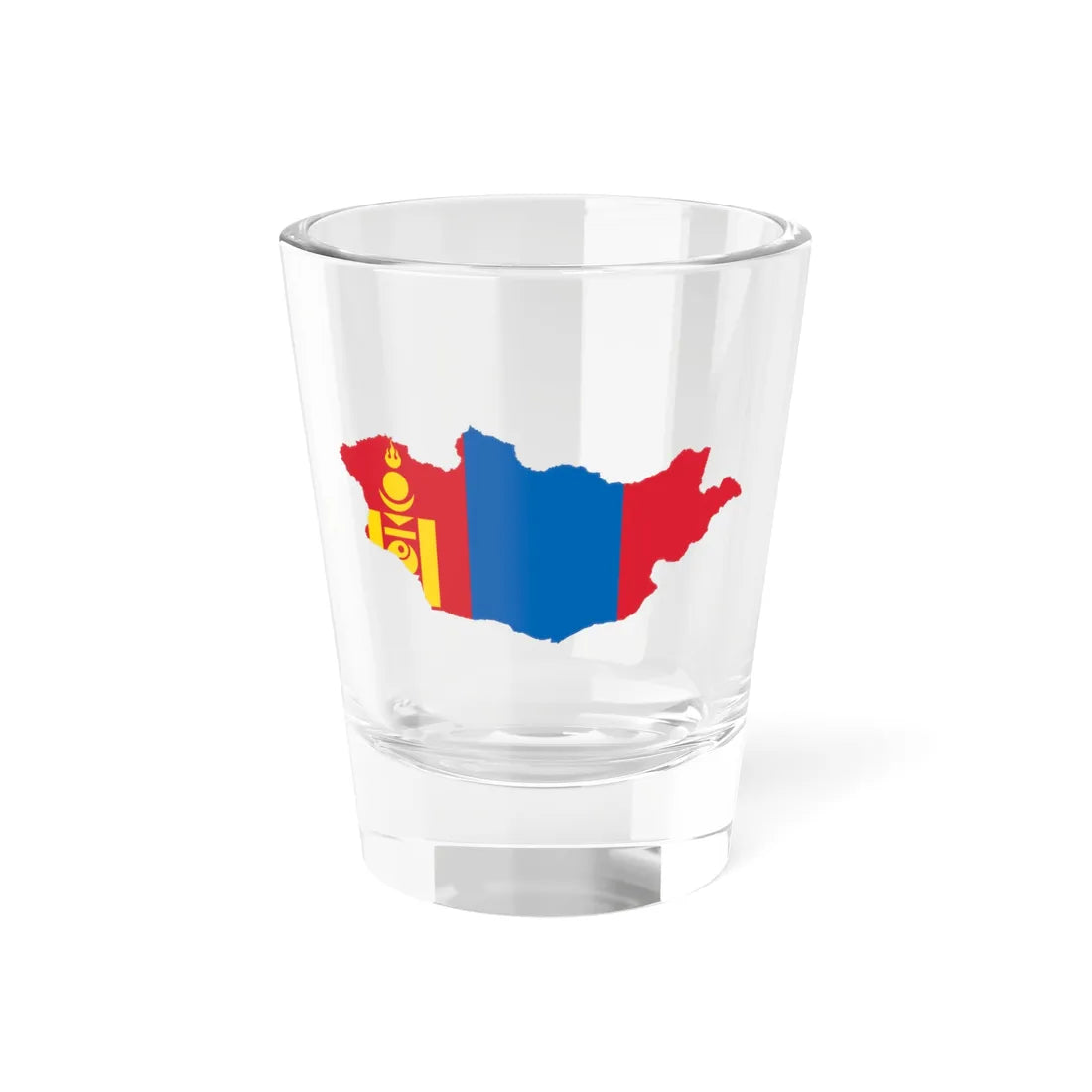 Mongolia-Flagmap (Mongolia) Shot Glass 1.5oz 1.5oz - Go Mug Yourself