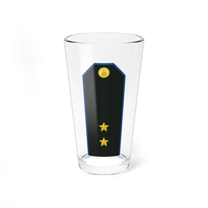 Mongolian Air force 2LT service (Mongolia) (Military Rank) Pint Glass 16oz 16oz - Go Mug Yourself