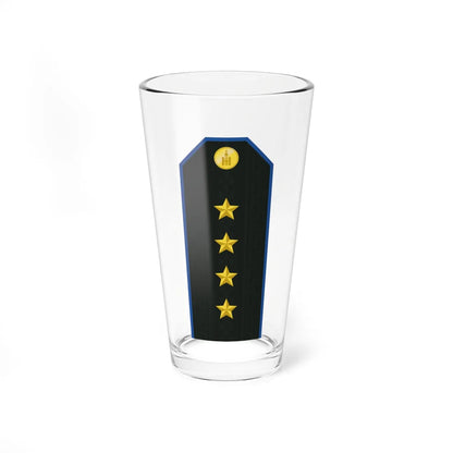 Mongolian Air force CPT service (Mongolia) (Military Rank) Pint Glass 16oz 16oz - Go Mug Yourself