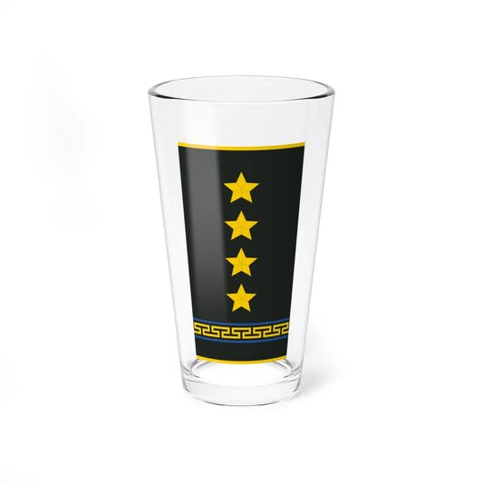 Mongolian Air force CPT shirt (Mongolia) (Military Rank) Pint Glass 16oz 16oz - Go Mug Yourself