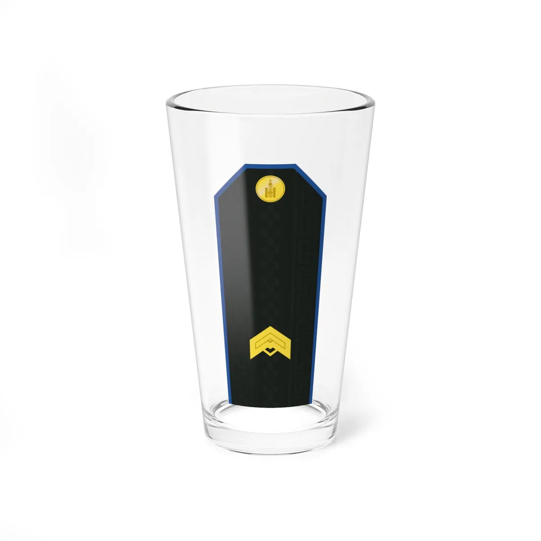 Mongolian Air force JSG service (Mongolia) (Military Rank) Pint Glass 16oz 16oz - Go Mug Yourself