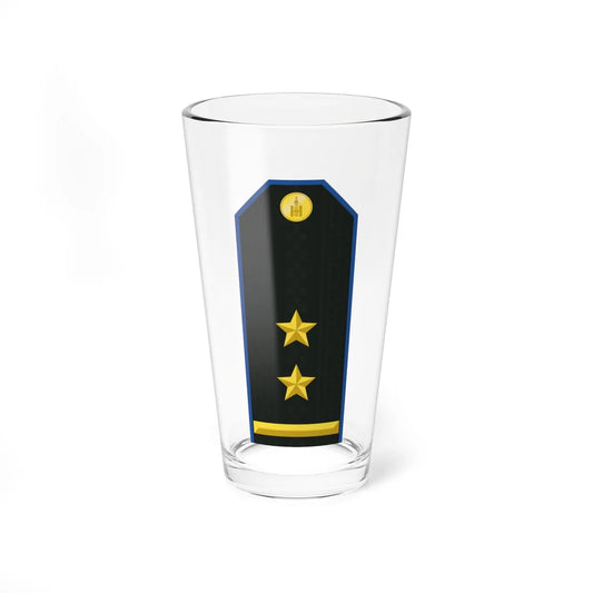 Mongolian Air force LTC service (Mongolia) (Military Rank) Pint Glass 16oz 16oz - Go Mug Yourself