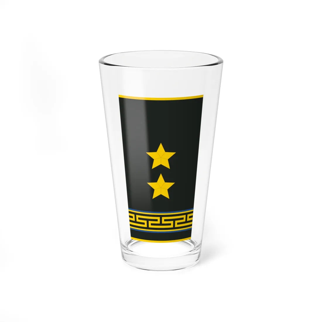 Mongolian Air force LTC shirt (Mongolia) (Military Rank) Pint Glass 16oz 16oz - Go Mug Yourself