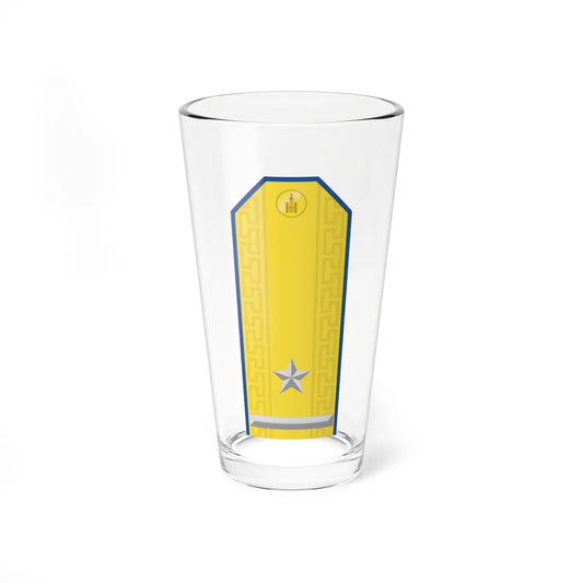Mongolian Air force MAJ parade (Mongolia) (Military Rank) Pint Glass 16oz 16oz - Go Mug Yourself