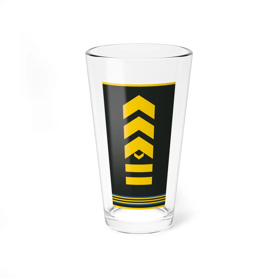 Mongolian Air force SGM shirt (Mongolia) (Military Rank) Pint Glass 16oz 16oz - Go Mug Yourself