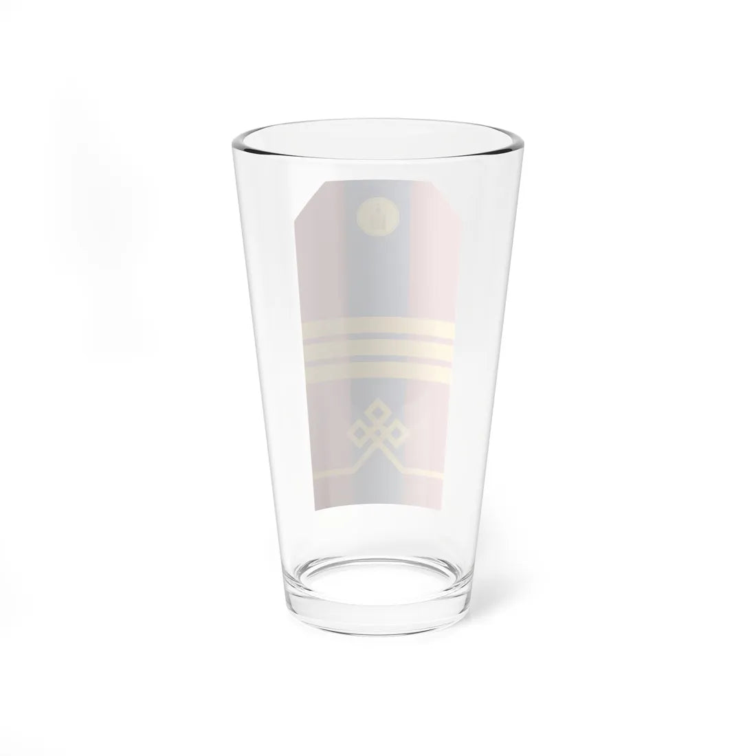 Mongolian Army Corporal parade 1990 1998 (Mongolia) (Military Rank) Pint Glass 16oz - Go Mug Yourself