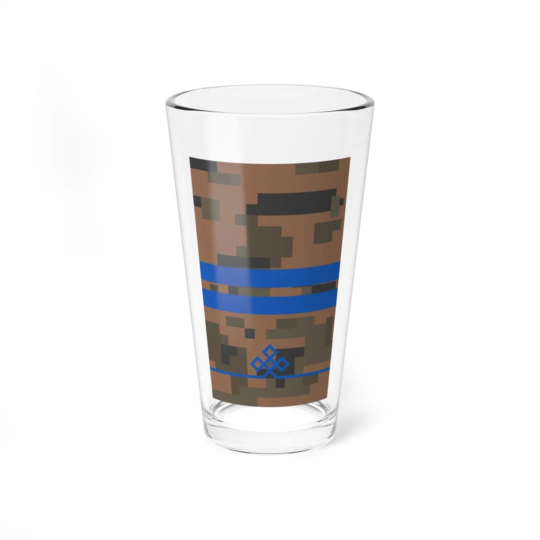 Mongolian Army JCP field (Mongolia) (Military Rank) Pint Glass 16oz 16oz - Go Mug Yourself