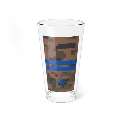 Mongolian Army JCP field (Mongolia) (Military Rank) Pint Glass 16oz 16oz - Go Mug Yourself