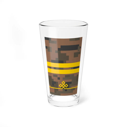 Mongolian Army JCPv field (Mongolia) (Military Rank) Pint Glass 16oz 16oz - Go Mug Yourself