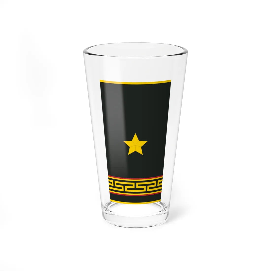 Mongolian Army MAJ shirt (Mongolia) (Military Rank) Pint Glass 16oz 16oz - Go Mug Yourself