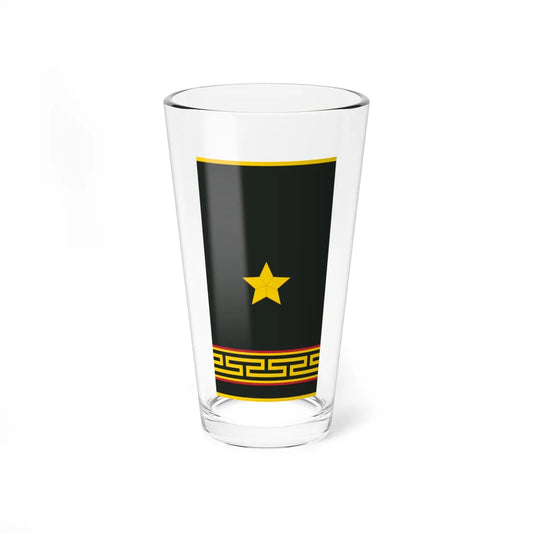Mongolian Army MAJ shirt (Mongolia) (Military Rank) Pint Glass 16oz 16oz - Go Mug Yourself