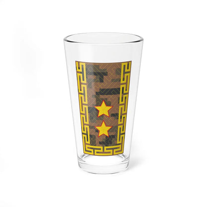 Mongolian Army MJG field (Mongolia) (Military Rank) Pint Glass 16oz 16oz - Go Mug Yourself