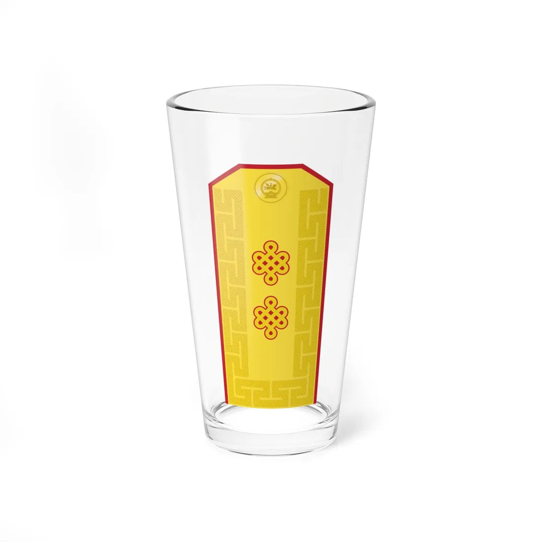 Mongolian Army MJG parade 1998 2011 (Mongolia) (Military Rank) Pint Glass 16oz 16oz - Go Mug Yourself
