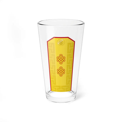 Mongolian Army MJG parade 1998 2011 (Mongolia) (Military Rank) Pint Glass 16oz 16oz - Go Mug Yourself