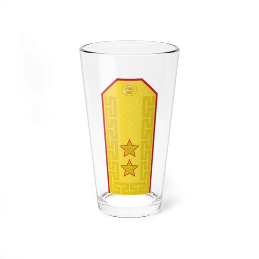 Mongolian Army MJG parade (Mongolia) (Military Rank) Pint Glass 16oz 16oz - Go Mug Yourself